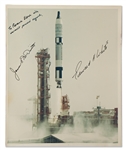 Gemini 4 Crew-Signed Photo on A Kodak Paper -- Signed by James McDivitt & Edward White