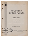 NASA Manual from 1969 of the Apollo 12 Recovery Requirements