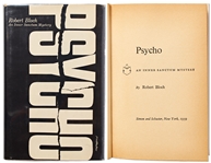 First Edition, First Printing of Psycho by Robert Bloch, Adapted Into the Alfred Hitchcock Film