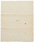 Thomas Jefferson's Signed Acknowledgement that He Admires One of the Most Famous Native-American Speeches, Where Red Jacket Blames the White Man for Country Confiscation and Hypocritical Proselytizing