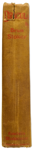 Scarce First Edition, First Issue of ''Dracula'' by Bram Stoker from 1897