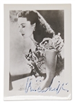 Vivien Leigh Signed Photo as Scarlett From Gone With the Wind -- With JSA COA