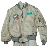 Dave Scott Personally Owned Jacket & Jumpsuit from the ''Wolfhounds'', the 32nd Tactical Fighter Squadron, Circa 1959