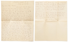Collection of Four Animal Drawings by Illustrator Frederick Stuart Church Within a Group of Letters