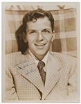 Frank Sinatra Signed 8 x 10 Photo -- With Roger Epperson COA