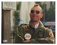 Robert De Niro Signed 14 x 11 Photo from Taxi Driver -- With Beckett COA