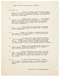 Original Hal Foster ''Prince Valiant'' Preliminary Artwork and Story Narration -- #1799 for the 1 August 1971 Comic Strip