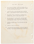 Original Hal Foster ''Prince Valiant'' Preliminary Artwork and Story Outlines -- #1888 for the 15 April 1973 Comic Strip