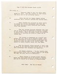 Original Hal Foster ''Prince Valiant'' Preliminary Artwork and Story Outlines -- #1934 for the 3 March 1974 Comic Strip