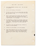 Original Hal Foster ''Prince Valiant'' Preliminary Artwork and Story Outlines -- #1953 for the 14 July 1974 Comic Strip