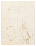 Original Hal Foster ''Prince Valiant'' Preliminary Artwork and Story Outlines -- #2033 for the 25 January 1976 Comic Strip