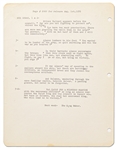 Original Hal Foster ''Prince Valiant'' Sketch and Story Outlines -- #2060 for the 1 August 1976 Comic Strip