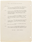 Original Hal Foster Signed ''Prince Valiant'' Preliminary Artwork and Story Outline -- #2208 for the 3 June 1979 Comic Strip