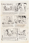 John Cullen Murphy Prince Valiant Sunday Comic Strip Original Artwork -- #2425 Dated 31 July 1983