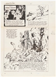 John Cullen Murphy Prince Valiant Sunday Comic Strip Original Artwork -- #2655 Dated 27 December 1987