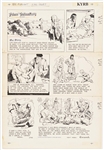 John Cullen Murphy Prince Valiant Sunday Comic Strip Original Artwork -- #2792 Dated 12 August 1990