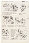 John Cullen Murphy Prince Valiant Sunday Comic Strip Original Artwork -- #2793 Dated 19 August 1990