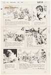 John Cullen Murphy Prince Valiant Sunday Comic Strip Original Artwork -- #2829 Dated 28 April 1991