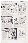 John Cullen Murphy Prince Valiant Sunday Comic Strip Original Artwork -- #2857 Dated 10 November 1991
