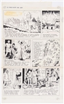 John Cullen Murphy Prince Valiant Sunday Comic Strip Original Artwork -- #2895 Dated 2 August 1992