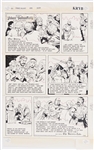John Cullen Murphy Prince Valiant Sunday Comic Strip Original Artwork -- #2948 Dated 8 August 1993
