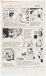 John Cullen Murphy Prince Valiant Sunday Comic Strip Original Artwork -- #2971 Dated 16 January 1994