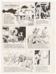 John Cullen Murphy Prince Valiant Sunday Comic Strip Original Artwork -- #3093 Dated 19 May 1996