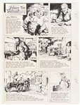 John Cullen Murphy Prince Valiant Sunday Comic Strip Original Artwork -- #3105 Dated 11 August 1996