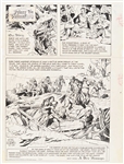 John Cullen Murphy Prince Valiant Sunday Comic Strip Original Artwork -- #3124 Dated 22 December 1996