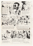 John Cullen Murphy Prince Valiant Sunday Comic Strip Original Artwork -- #3127 Dated 12 January 1997