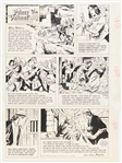 John Cullen Murphy Prince Valiant Sunday Comic Strip Original Artwork -- #3132 Dated 16 February 1997