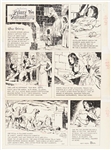 John Cullen Murphy Prince Valiant Sunday Comic Strip Original Artwork -- #3137 Dated 23 March 1997
