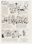 John Cullen Murphy Prince Valiant Sunday Comic Strip Original Artwork -- #3254 Dated 20 June 1999