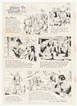 John Cullen Murphy Prince Valiant Sunday Comic Strip Original Artwork -- #3142 Dated 27 April 1997