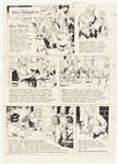 John Cullen Murphy Prince Valiant Sunday Comic Strip Original Artwork -- #3178 Dated 4 January 1998