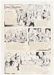 John Cullen Murphy Prince Valiant Sunday Comic Strip Original Artwork -- #3235 Dated 7 February 1999
