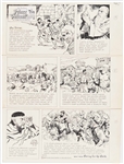 John Cullen Murphy Prince Valiant Sunday Comic Strip Original Artwork -- #3292 Published 12 March 2000