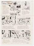 John Cullen Murphy Prince Valiant Sunday Comic Strip Original Artwork -- #3305 Dated 11 June 2000
