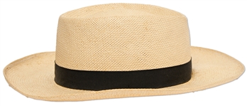 Truman Capote's Straw Hat, Famously Worn by Capote on the Cover of ''People'' Magazine in 1976