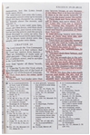 Truman Capote's Personal Bible, Initialed ''TC'' and with Numerous Underlined References Throughout -- Also With Hand Edits Such as Capote Writing ''Ten Commandments''