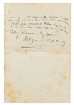 Rudyard Autograph Letter Signed Regarding His Book of Poetry, ''The Seven Seas''