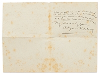 Rudyard Autograph Letter Signed Regarding His Book of Poetry, ''The Seven Seas''