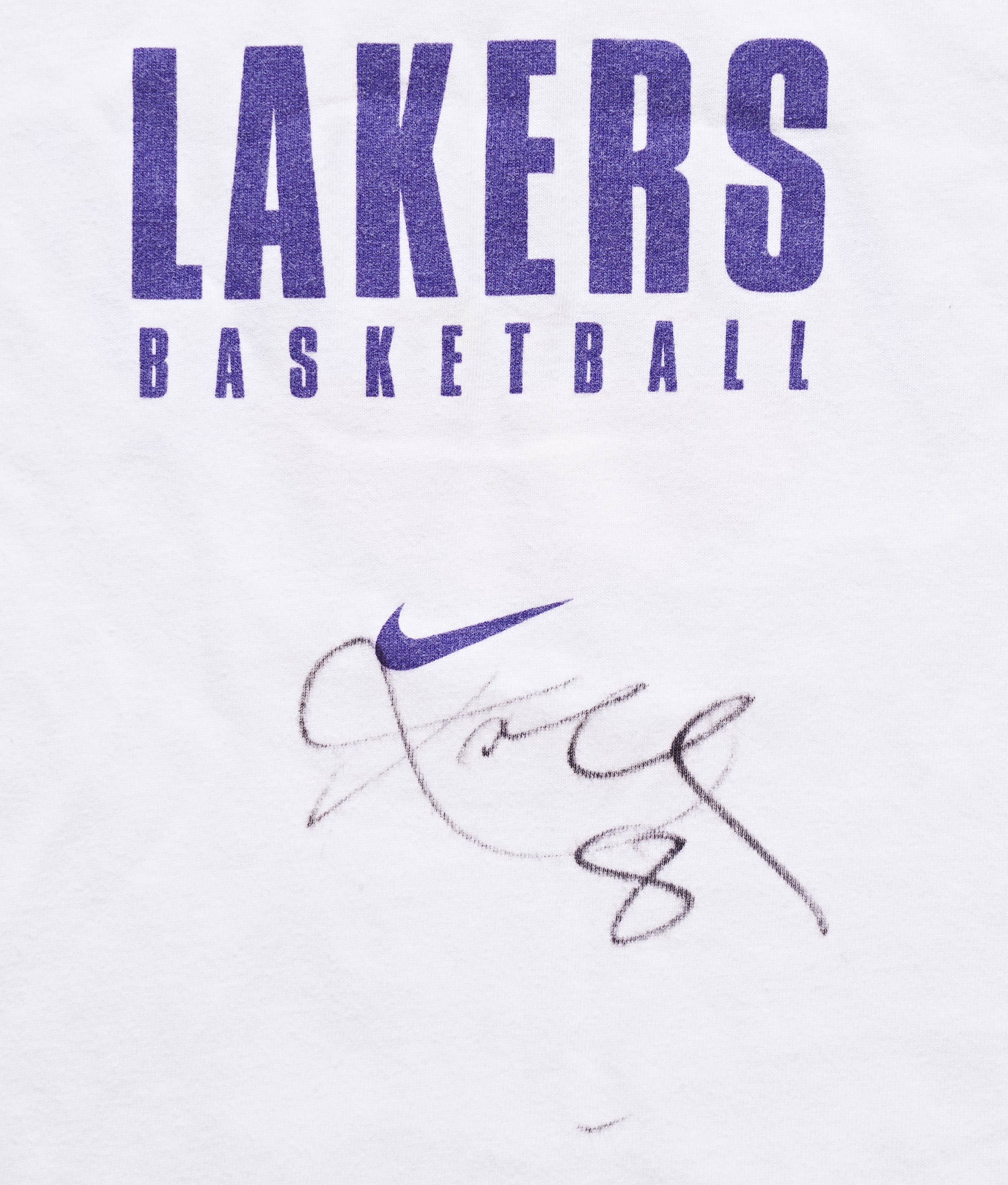 Lot Detail - Kobe Bryant Signed Lakers T-Shirt -- With PSA/DNA COA