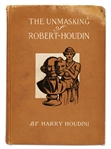 Harry Houdini Twice-Signed First Edition of His Book ''The Unmasking of Robert-Houdin'' -- ''...This is the first authentic book on the subject magicians and magic...''