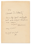 Harry Houdini Twice-Signed First Edition of His Book ''The Unmasking of Robert-Houdin'' -- ''...This is the first authentic book on the subject magicians and magic...''