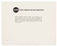 Buzz Aldrin Signed 10'' x 8'' Photo of the Apollo 11 Astronauts in Their White Spacesuits