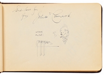 Walt Disney Signed Sketch of Mickey Mouse -- Measures 7.5'' x 5''