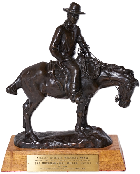 Western Heritage Award -- The Wrangler Statue
