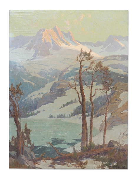 Elmer Wachtel Oil on Canvas 18'' x 24'' Painting