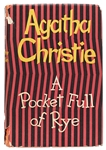 Agatha Christie Signed First Edition, First Printing of ''A Pocket Full of Rye'' -- Signed the Month of Publication, in November 1953